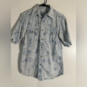 Costal light blue button down shirt